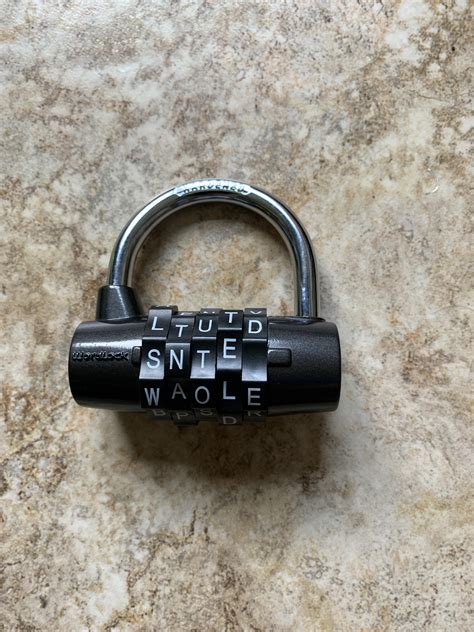 wordlock lock forgot combination.